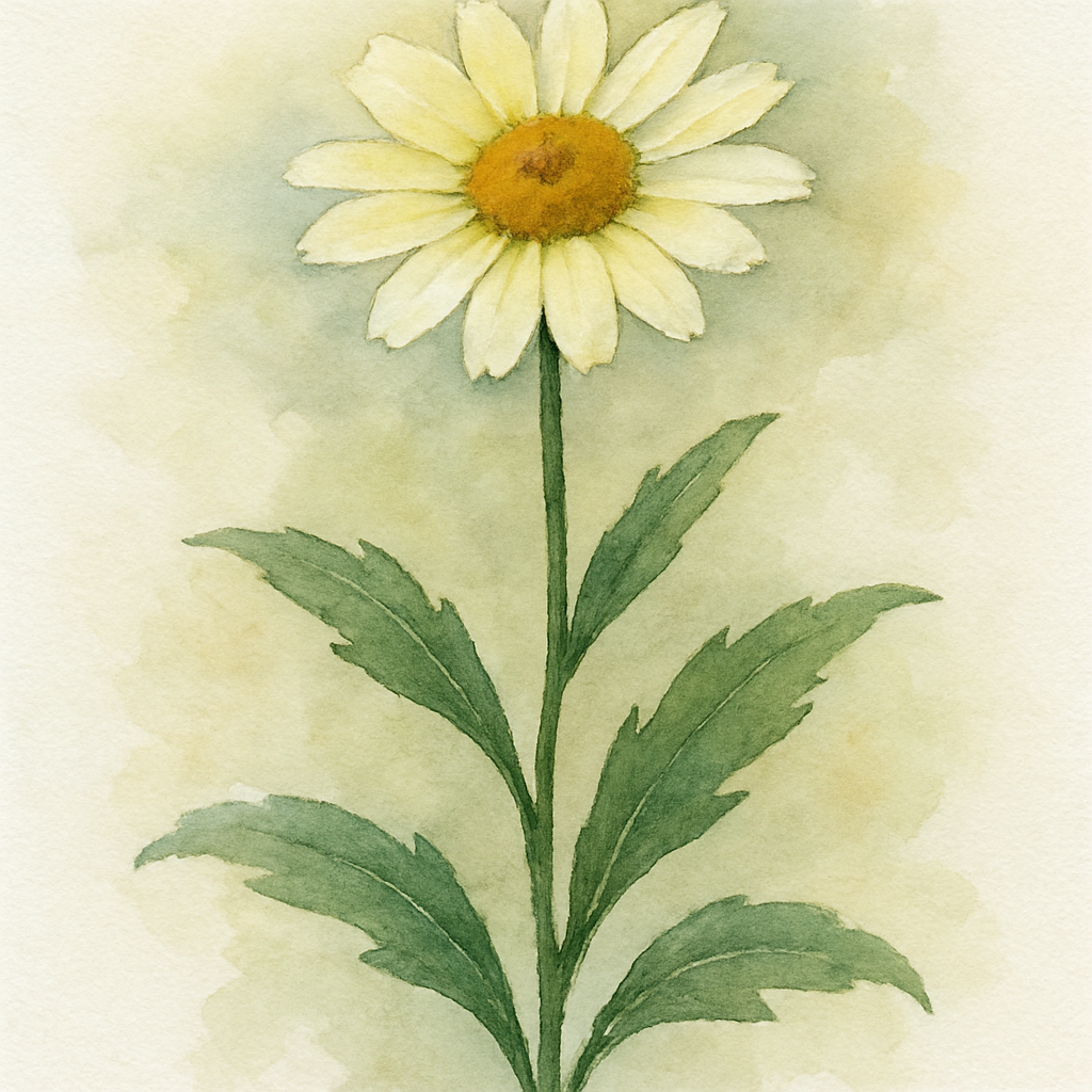 Leucanthemum 'Banana Cream'