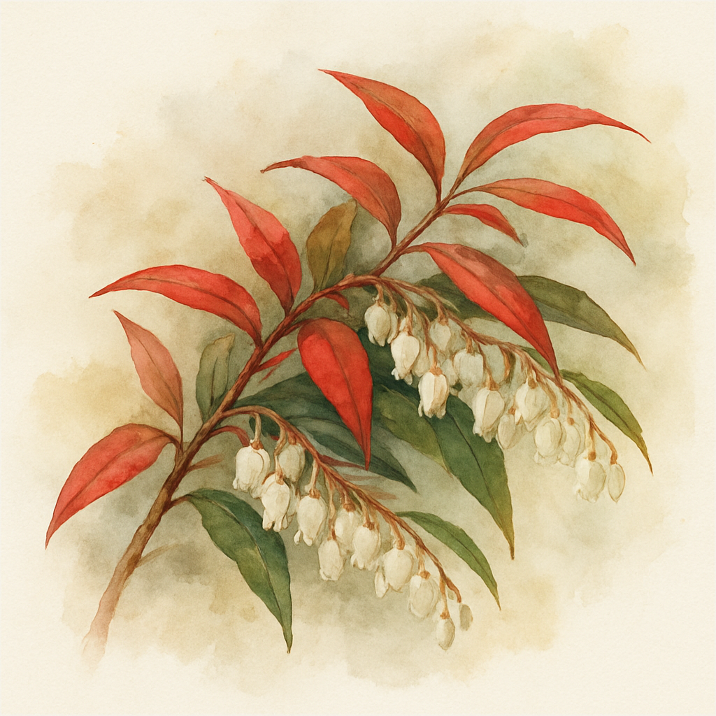 Leucothoe keiskei ‘Burning Love’