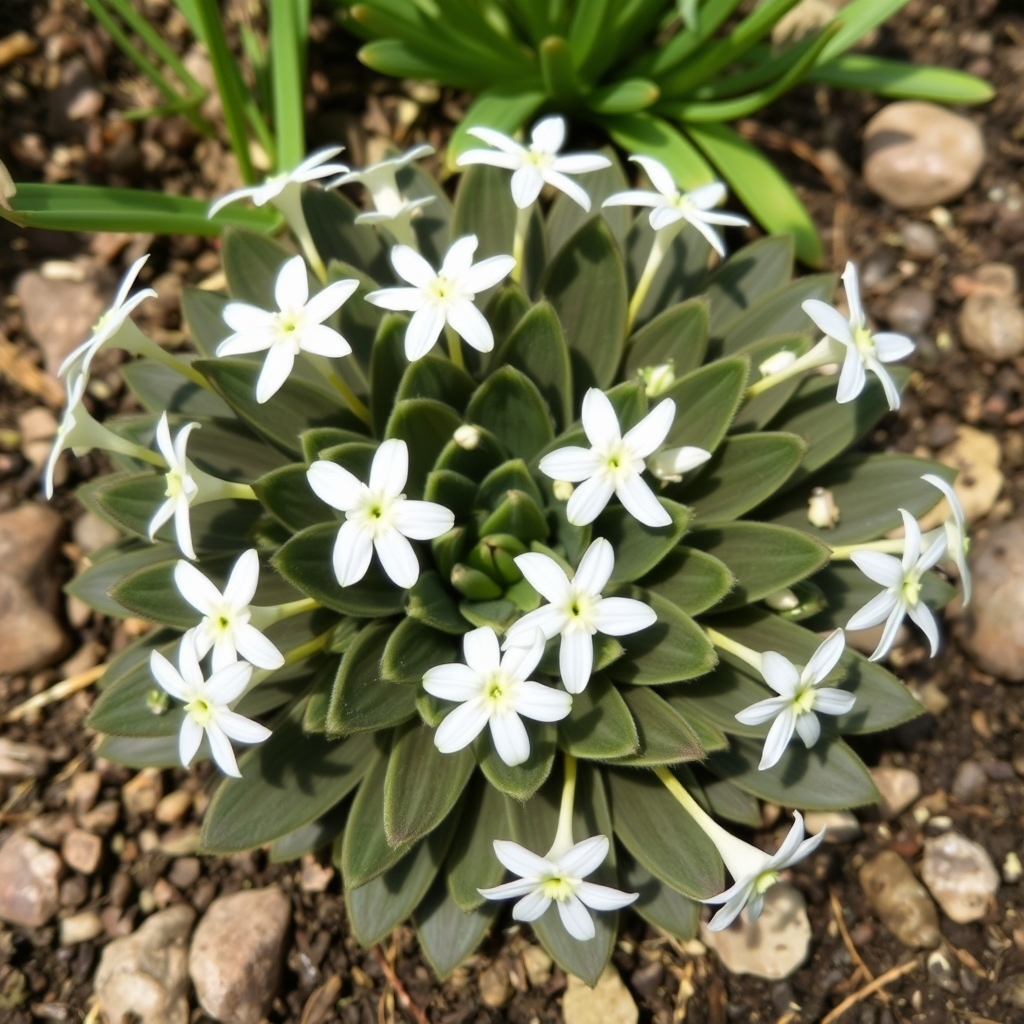 Lewisia cotyledon hybrid Sunset Alba