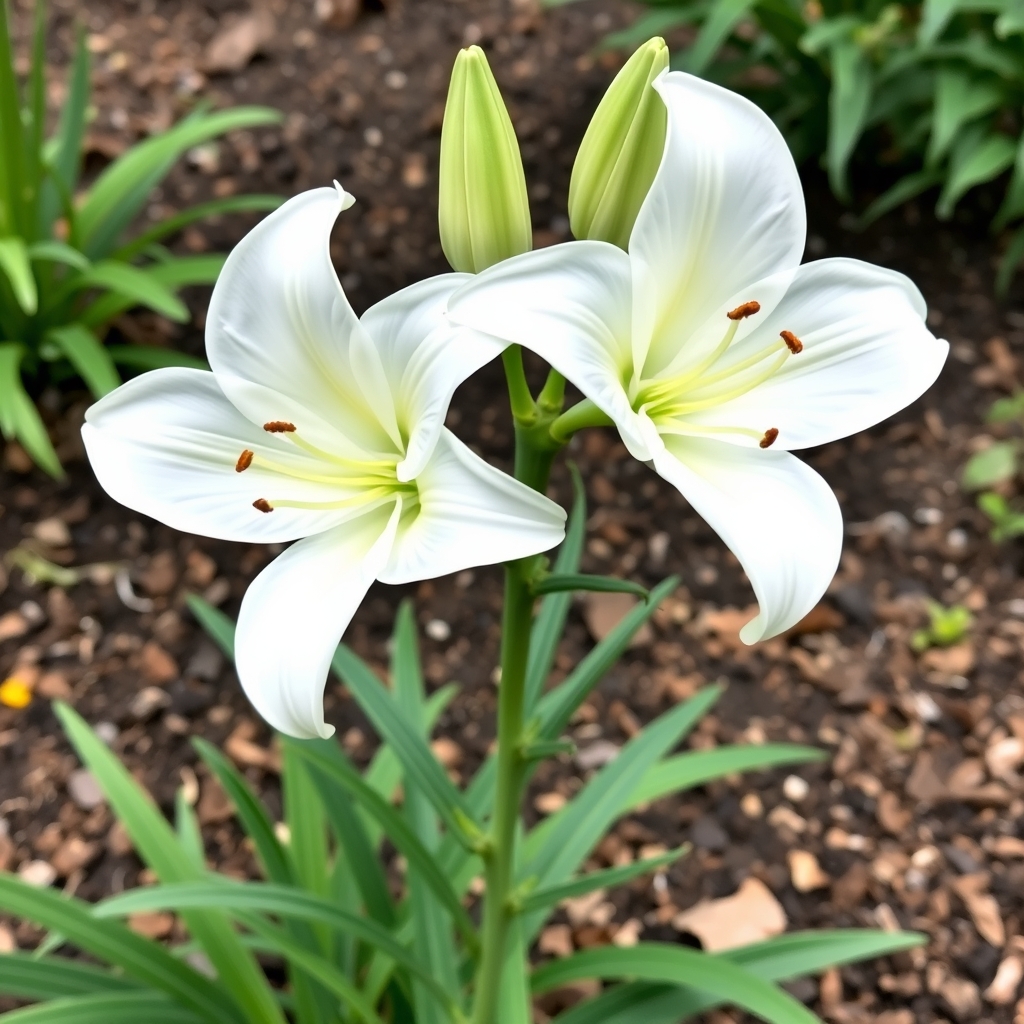 Lilium 'Monte Bianco'