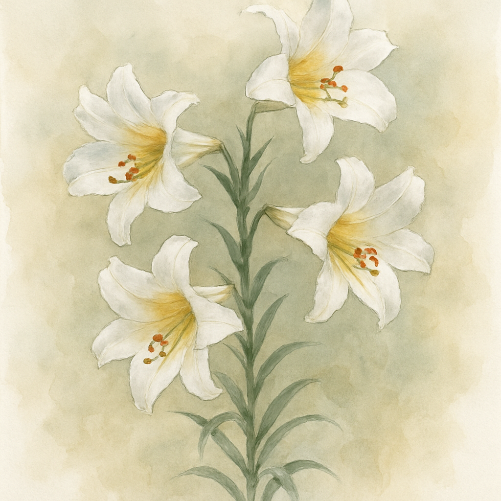Lilium regale Album