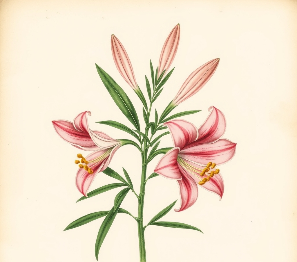 Lilium Roselily Patricia