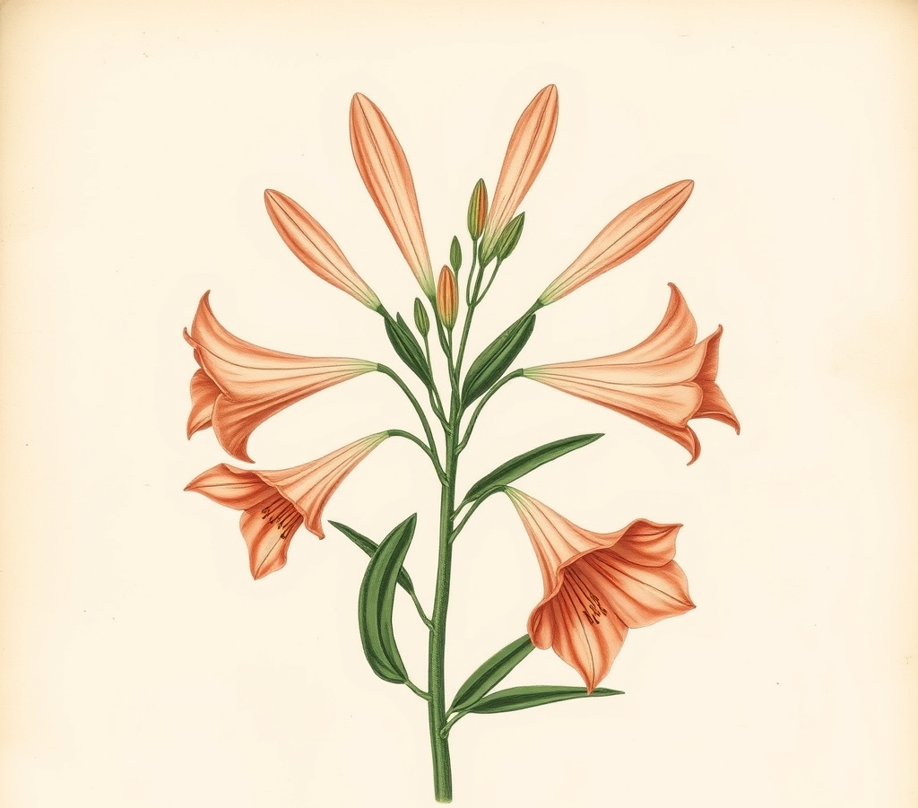 Lilium Salmon Party