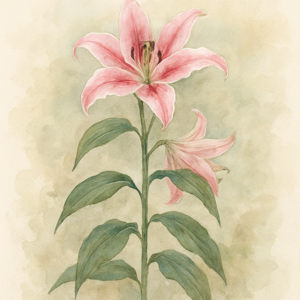 Lilium 'Skyscraper Anastasia'