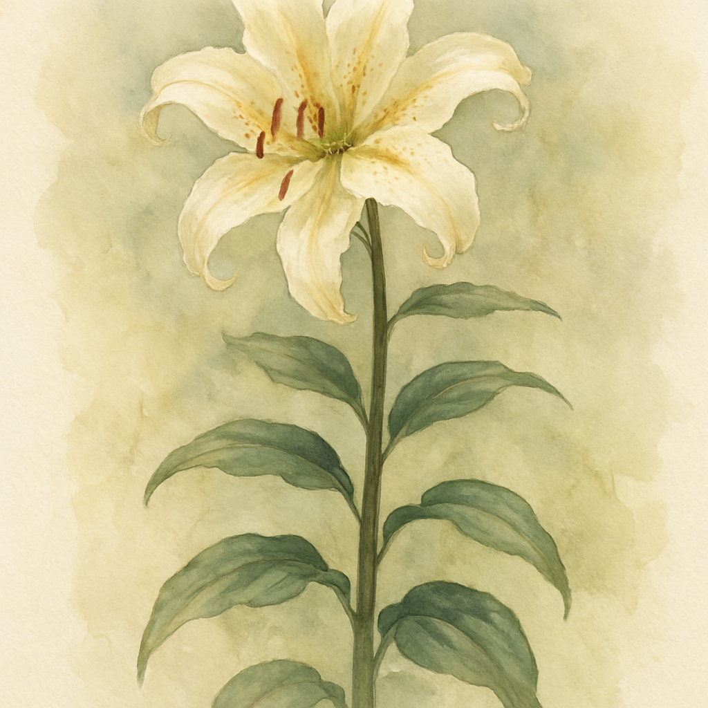 Lilium 'Skyscraper Eastern Moon'