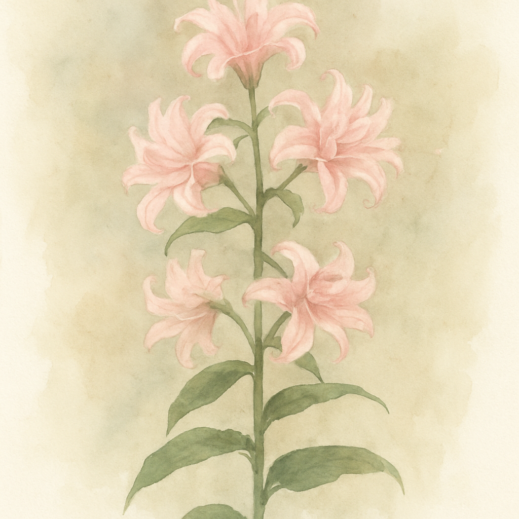 Lilium 'Skyscraper Miss Peculiar'