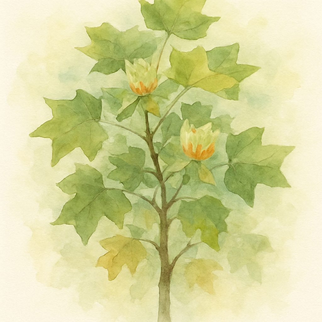 Liriodendron tulipifera Tulip Tree