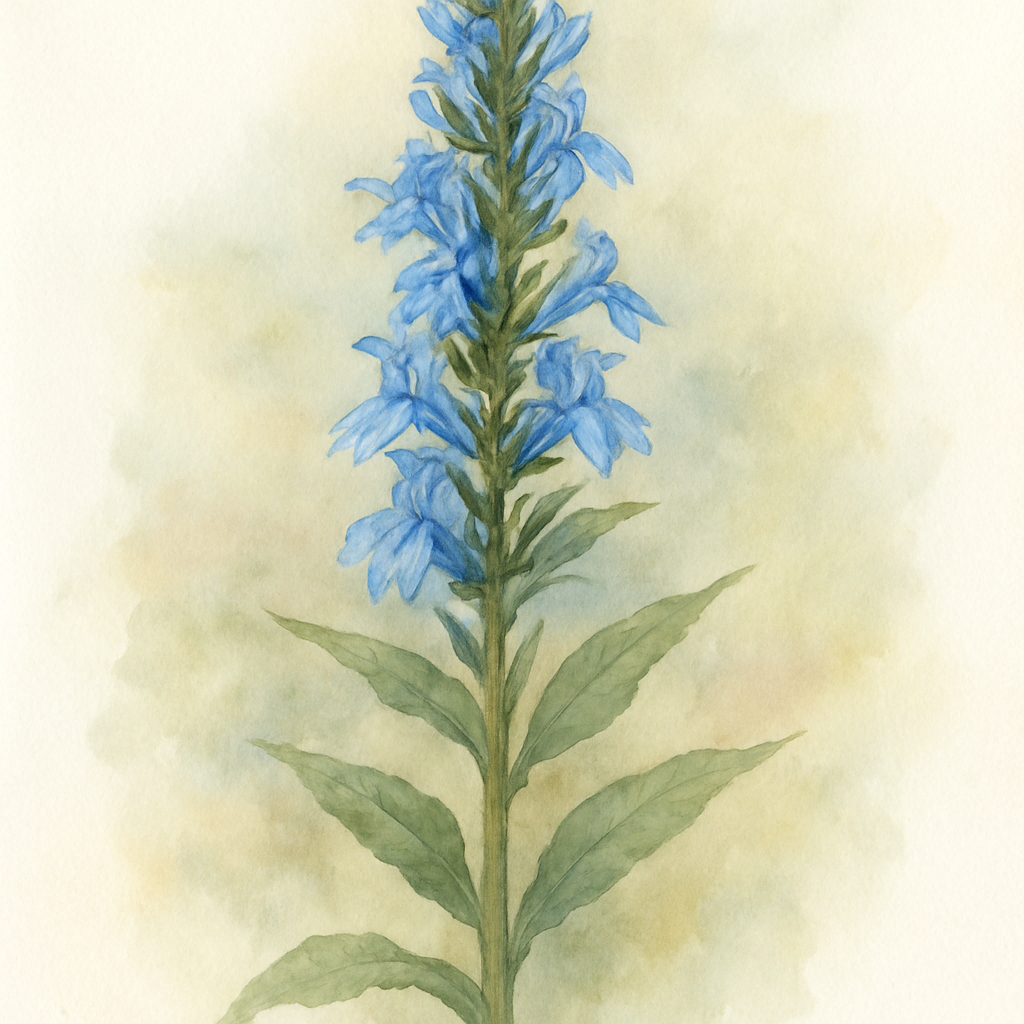Lobelia siphilitica (Blue cardinal flower)