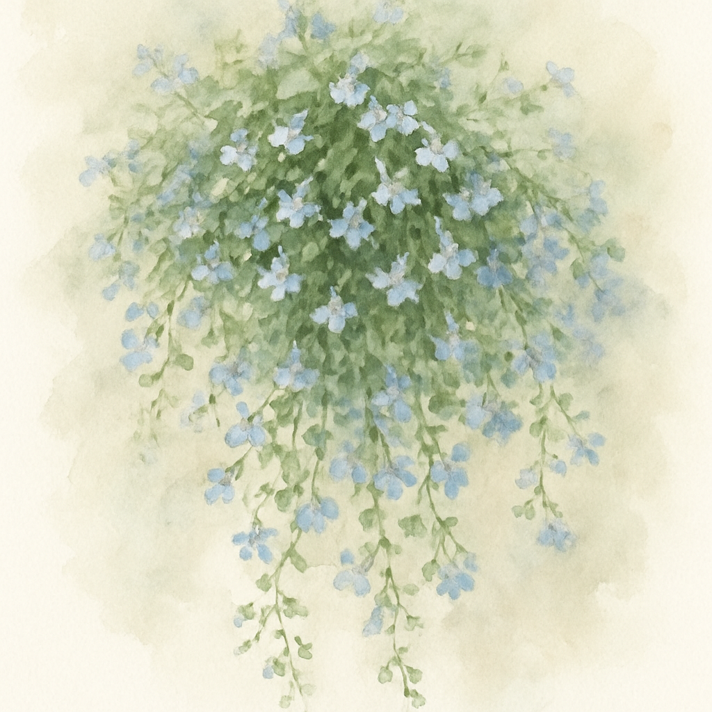 Trailing Light Blue Lobelia
