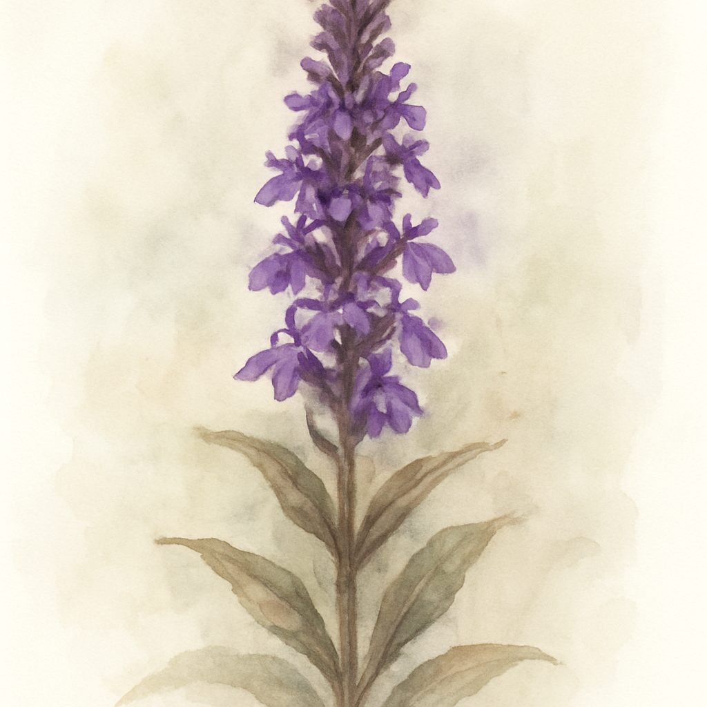 Lobelia × speciosa 'Hadspen Purple'