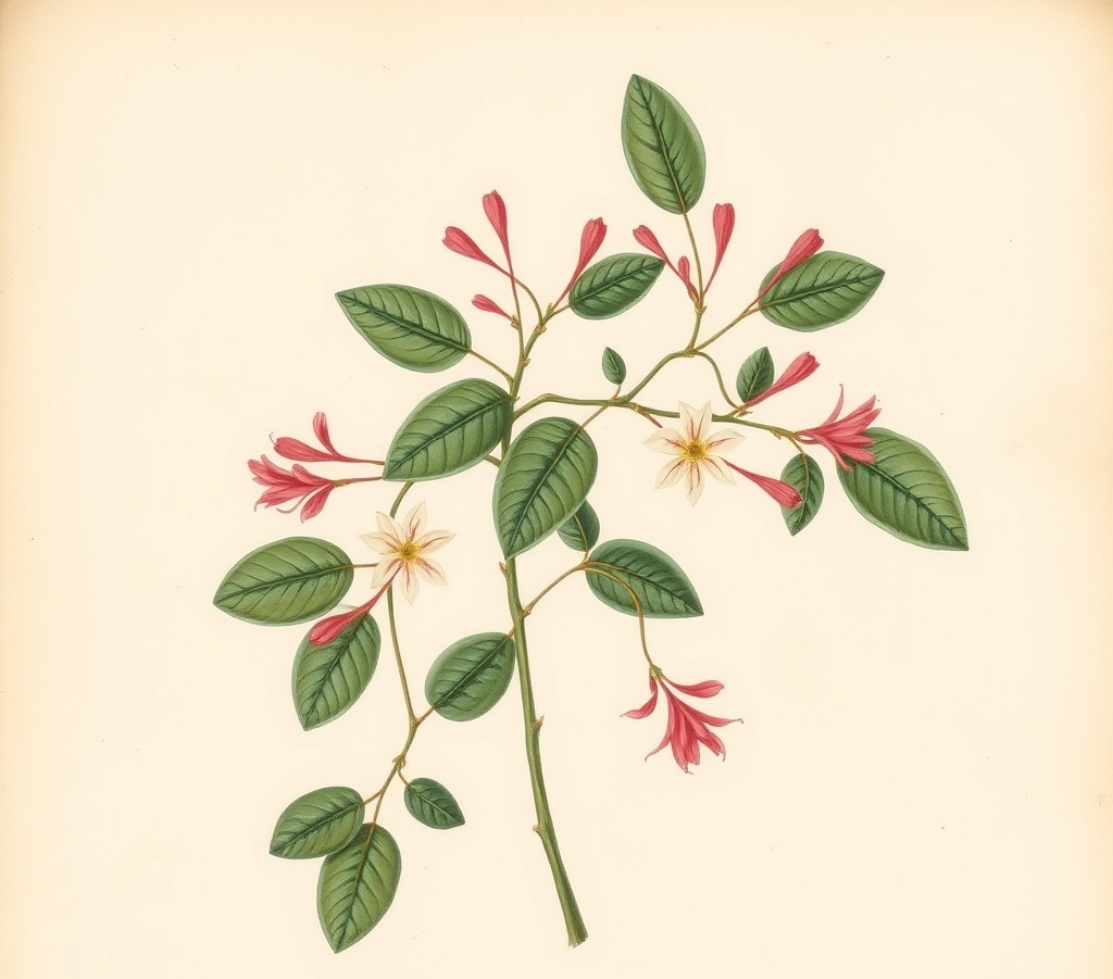 Lonicera japonica ‘Red World’