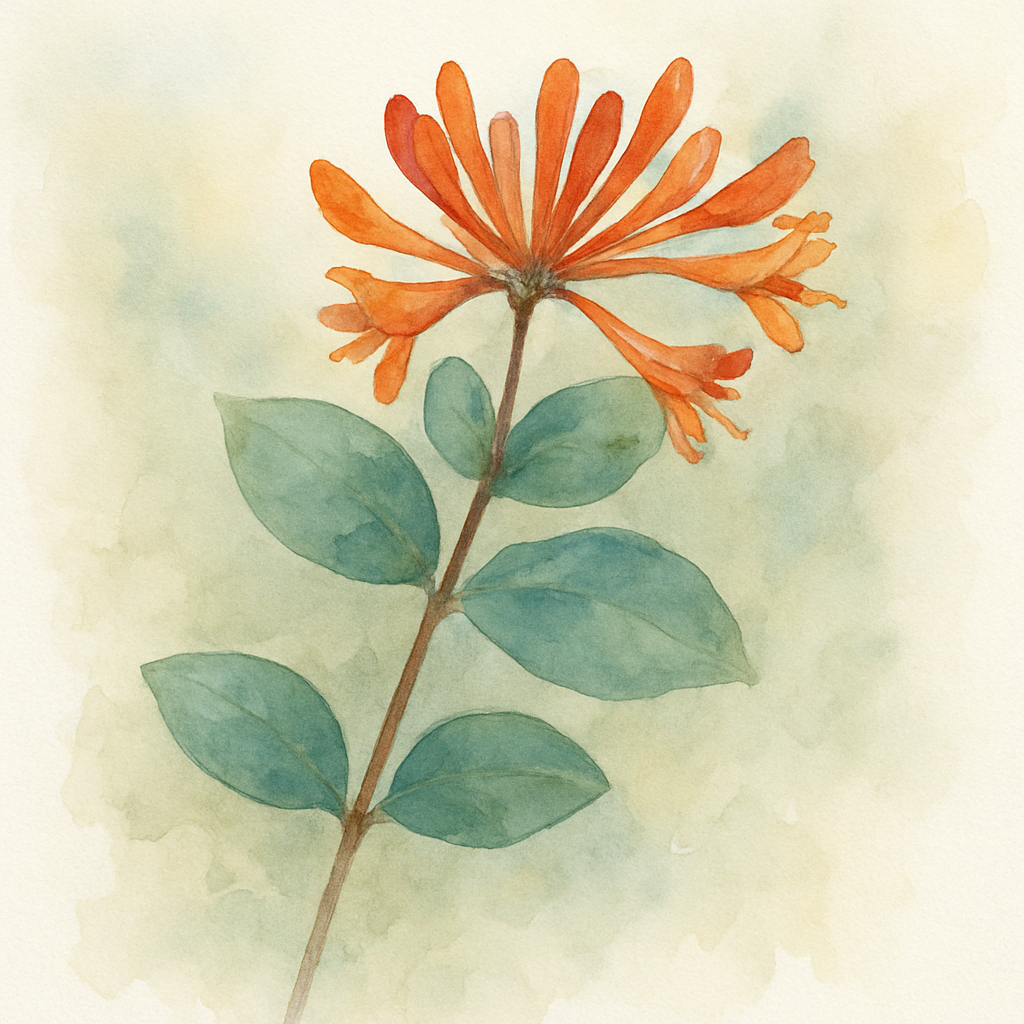 Lonicera x tellmanniana Climber