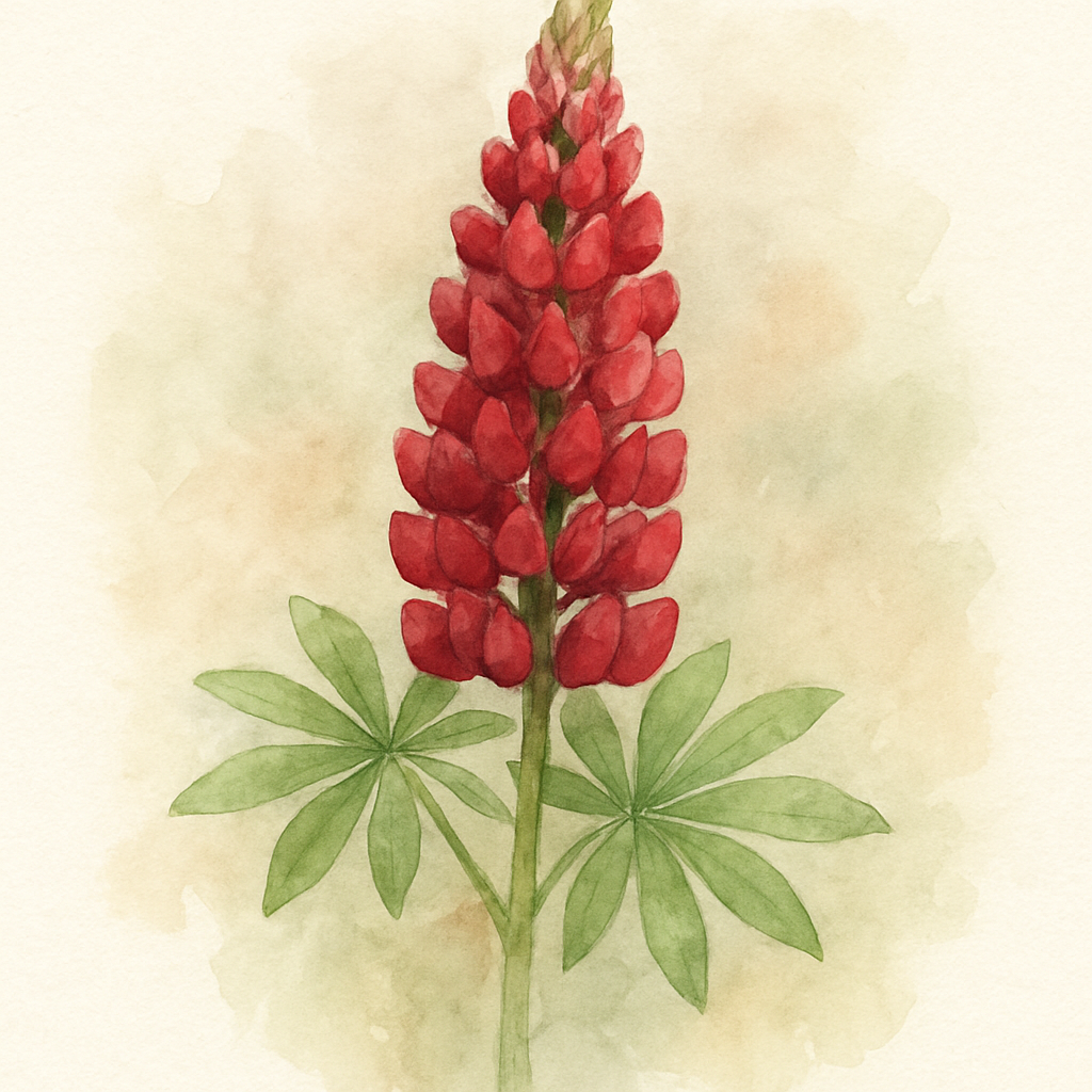 Lupinus Gallery Red