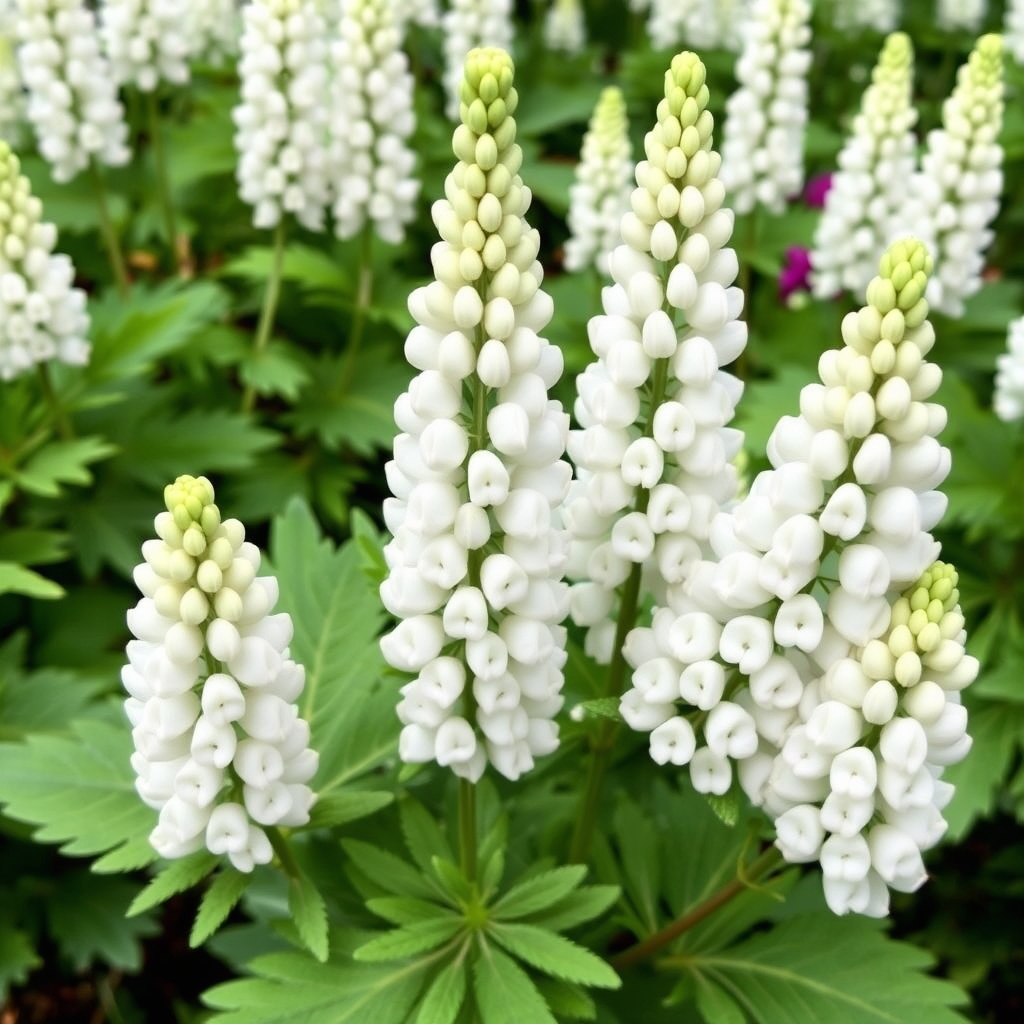Lupinus Gallery White
