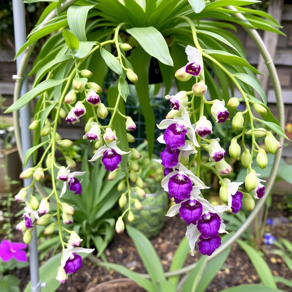 Lymington: Large Hoop Orchid