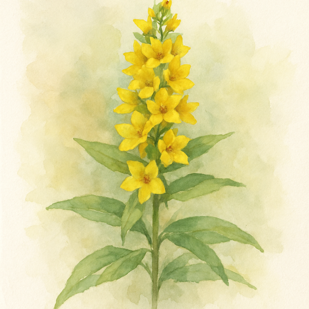 Lysimachia punctata (Golden Candles, Dotted loosestrife, yellow Loosestrife)