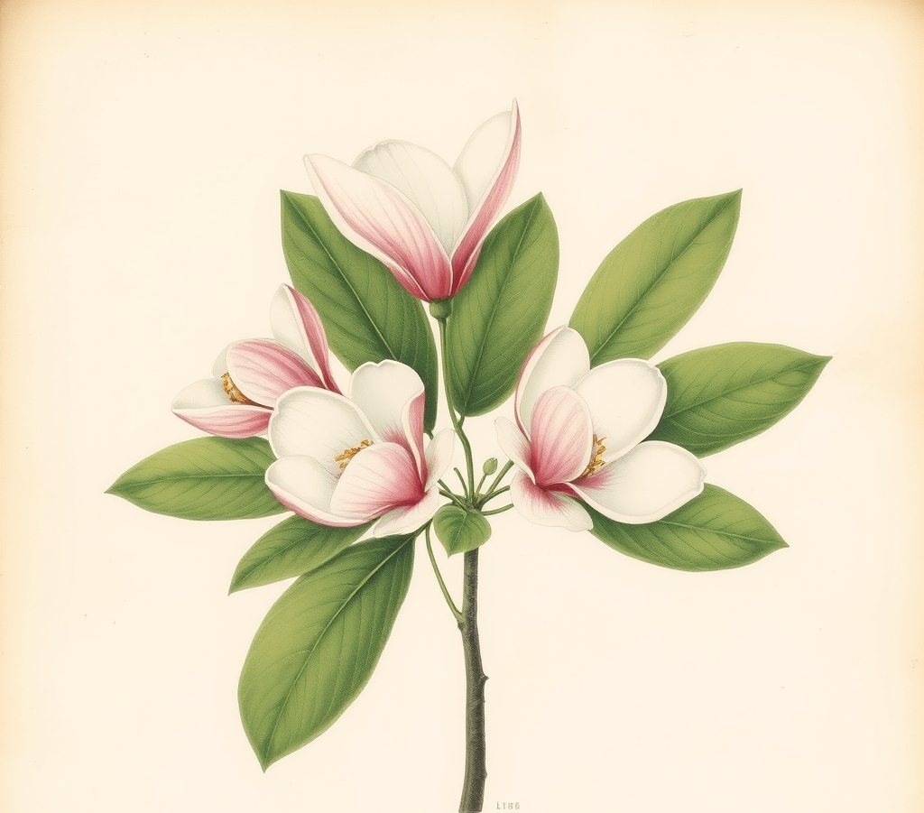 Artificial Magnolia Tree