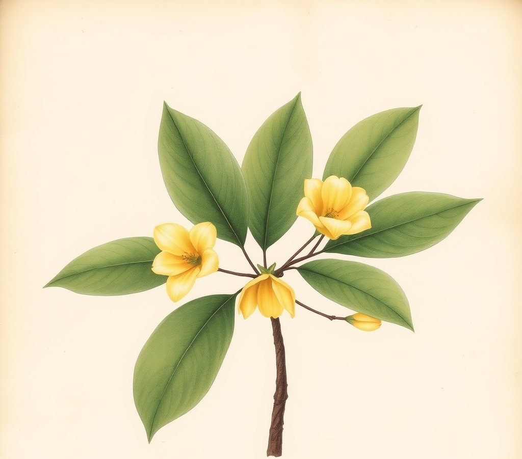 Magnolia Yellow River Yellow Yulan tree
