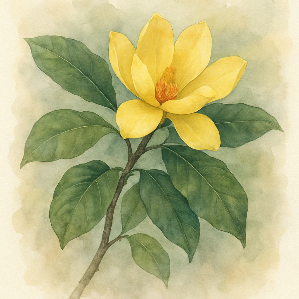 Magnolia Yellow River Yellow Yulan tree
