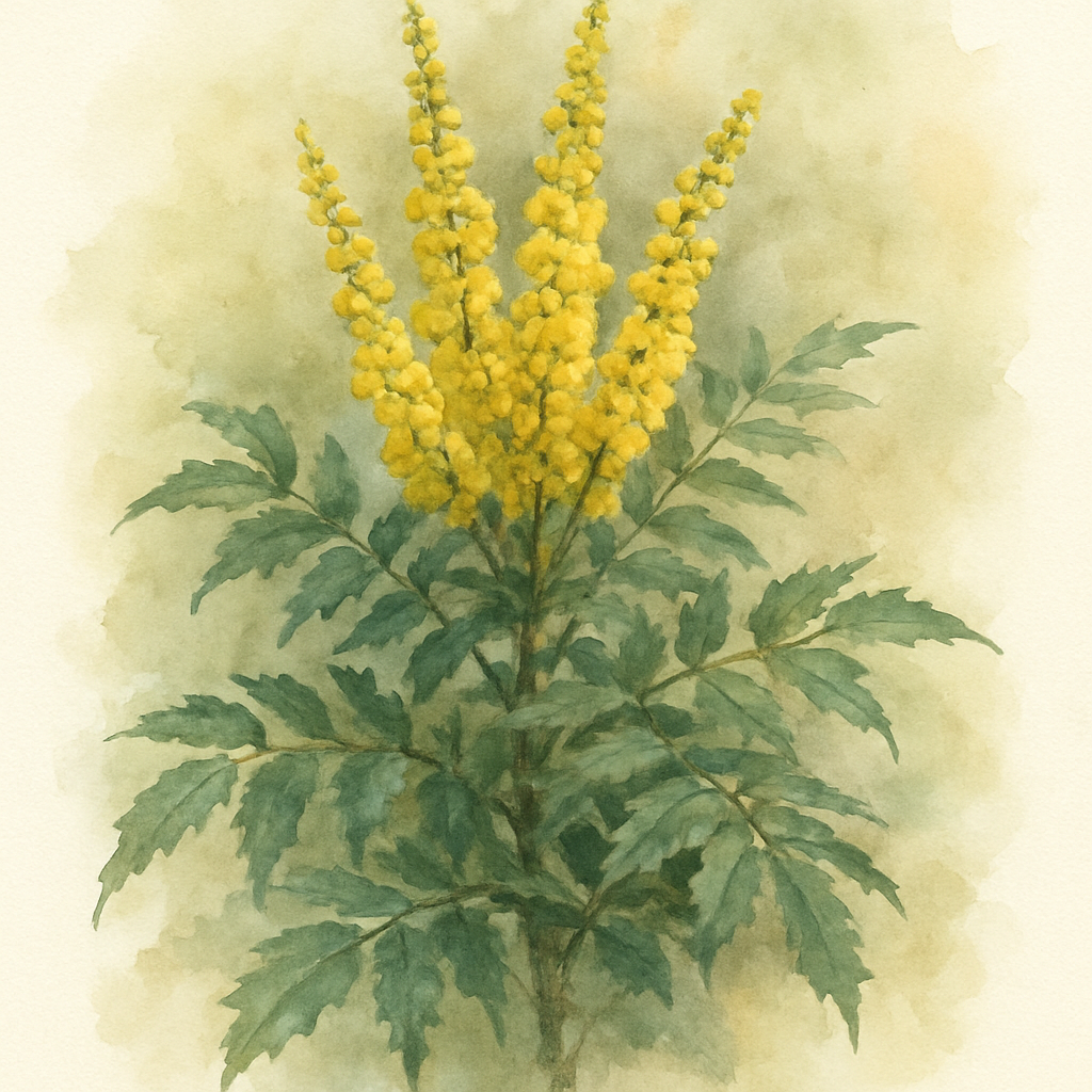 Mahonia × media Winter Sun
