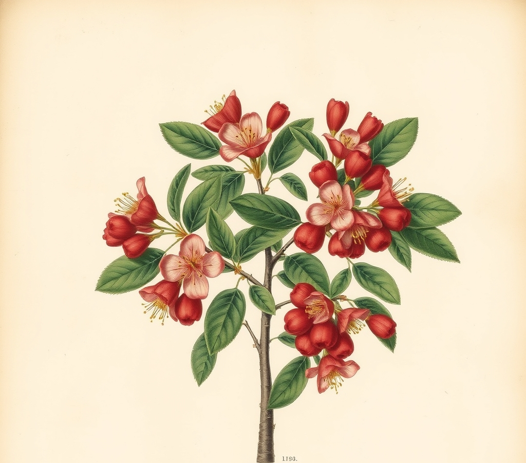 Malus 'Roberts Red' Tree