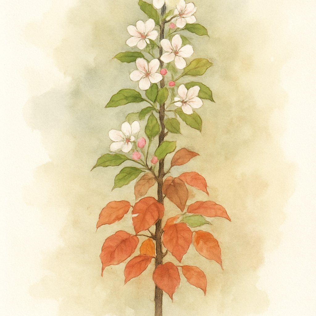 Malus tschonoskii Pillar Apple, Chonosuki Crab