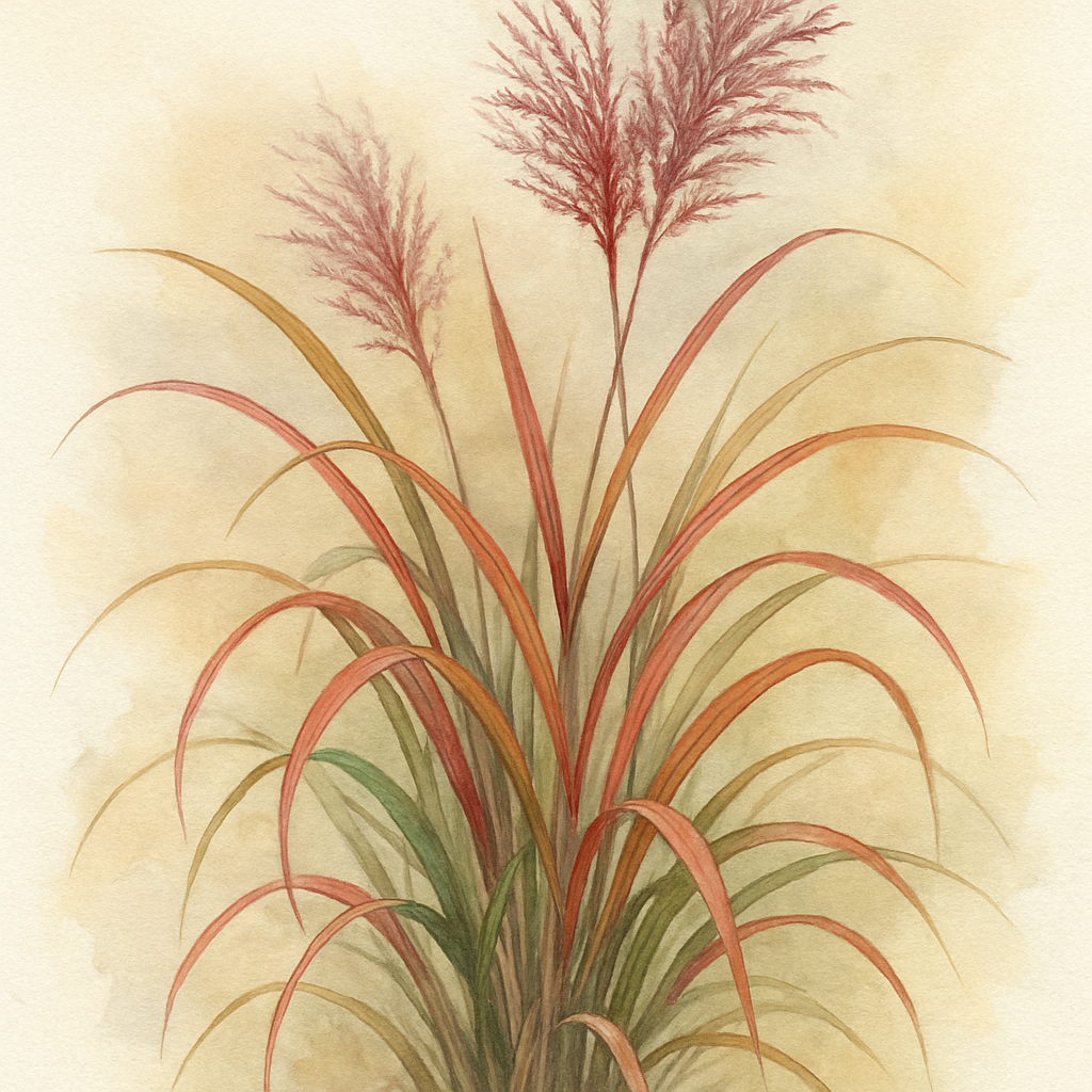 Miscanthus 'Lady in Red'