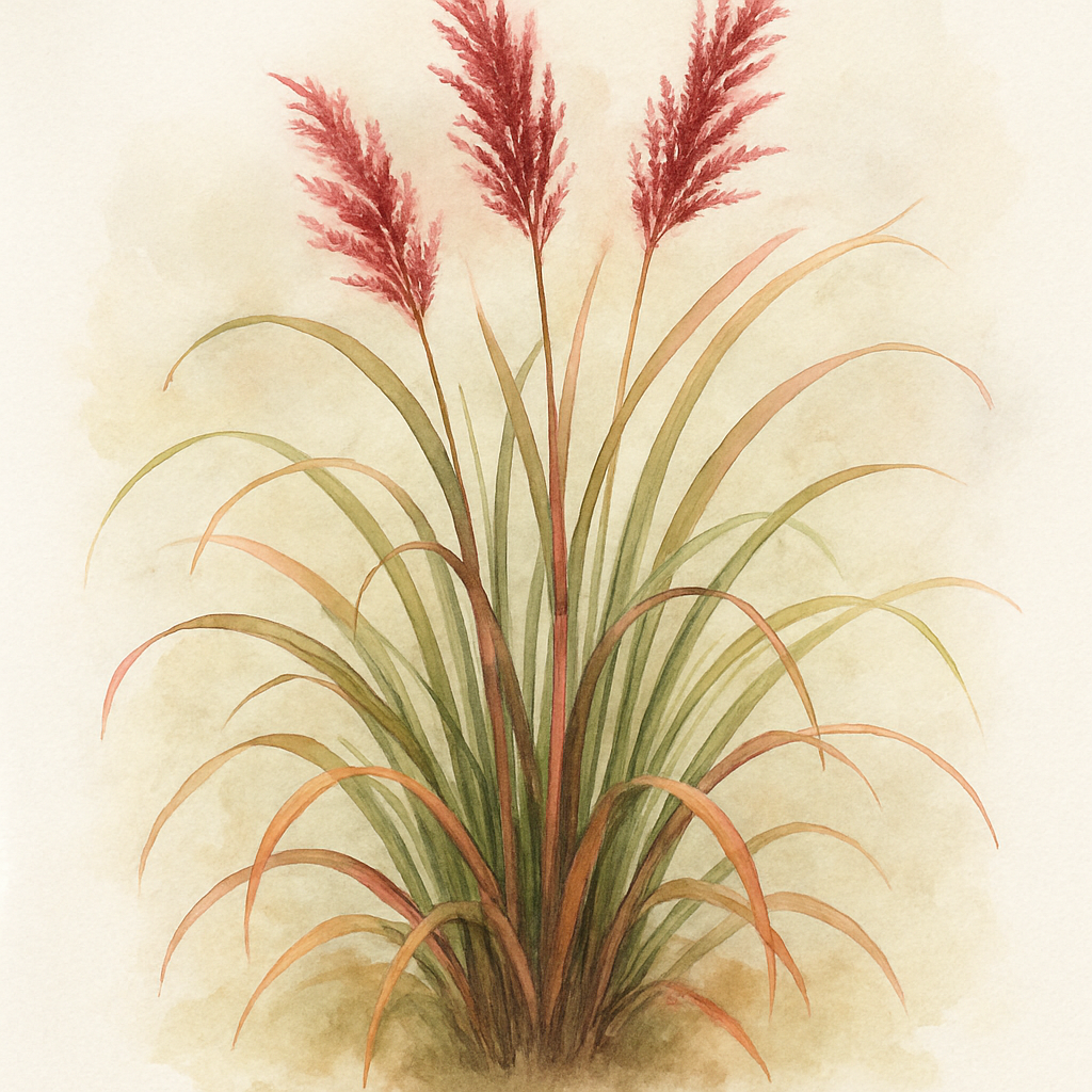 Miscanthus Rotsilber