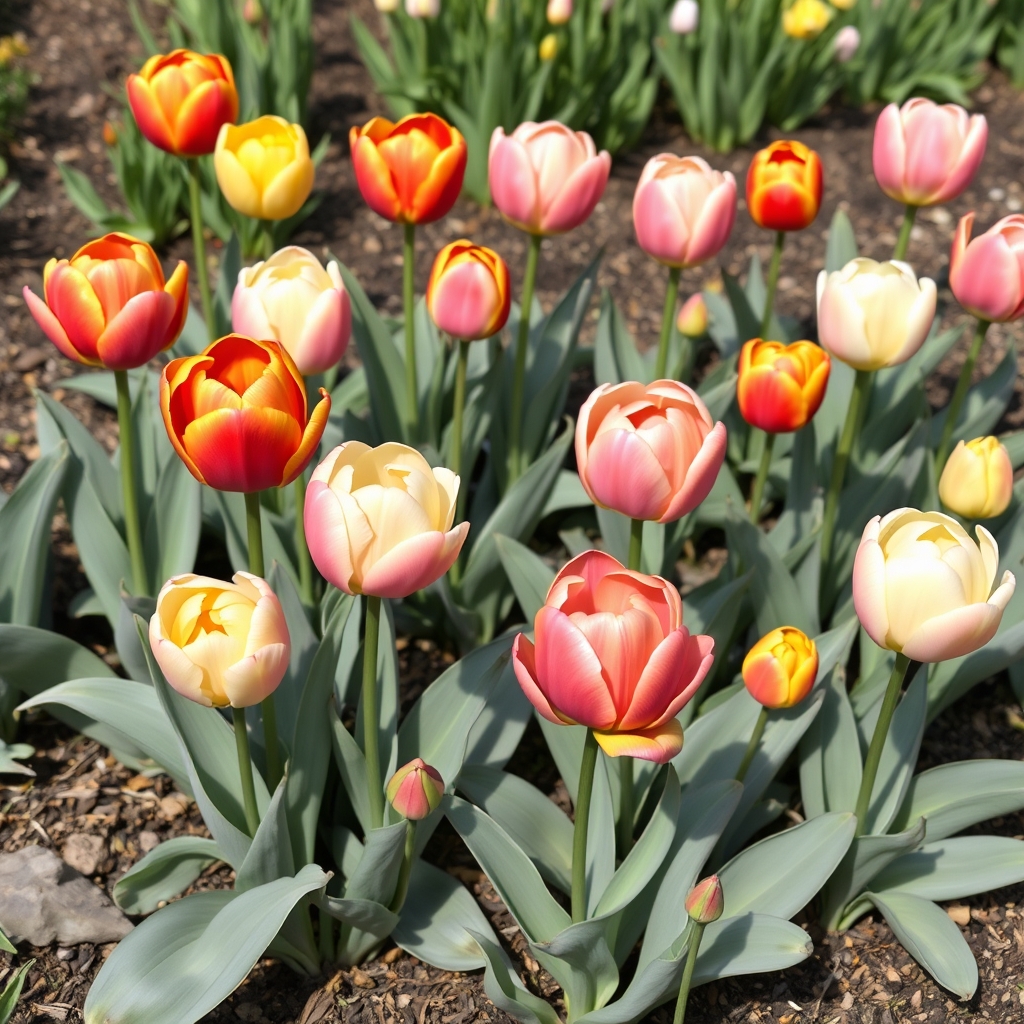 Mixed Double Early Tulip Bulbs