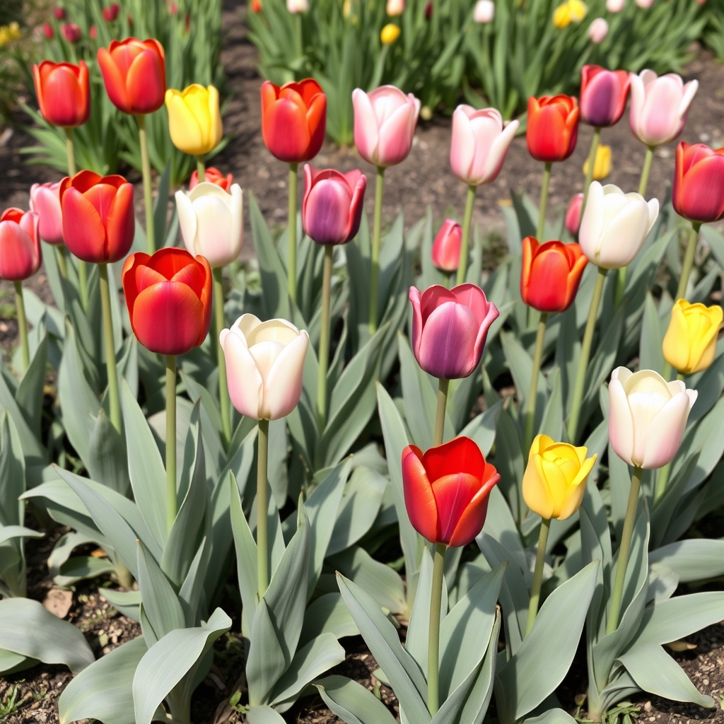 Mixed Triumph Tulip Bulbs