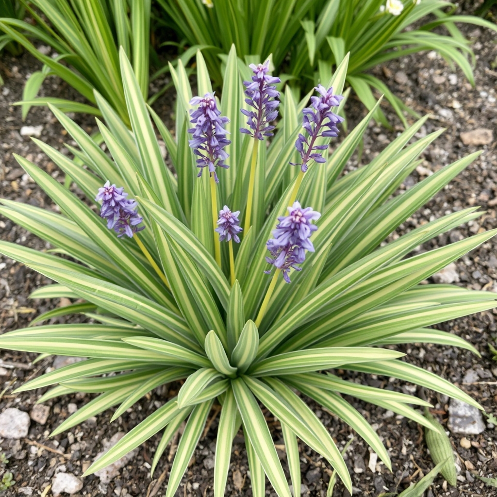 Molinia caerulea subsp. caerulea ‘Variegata’