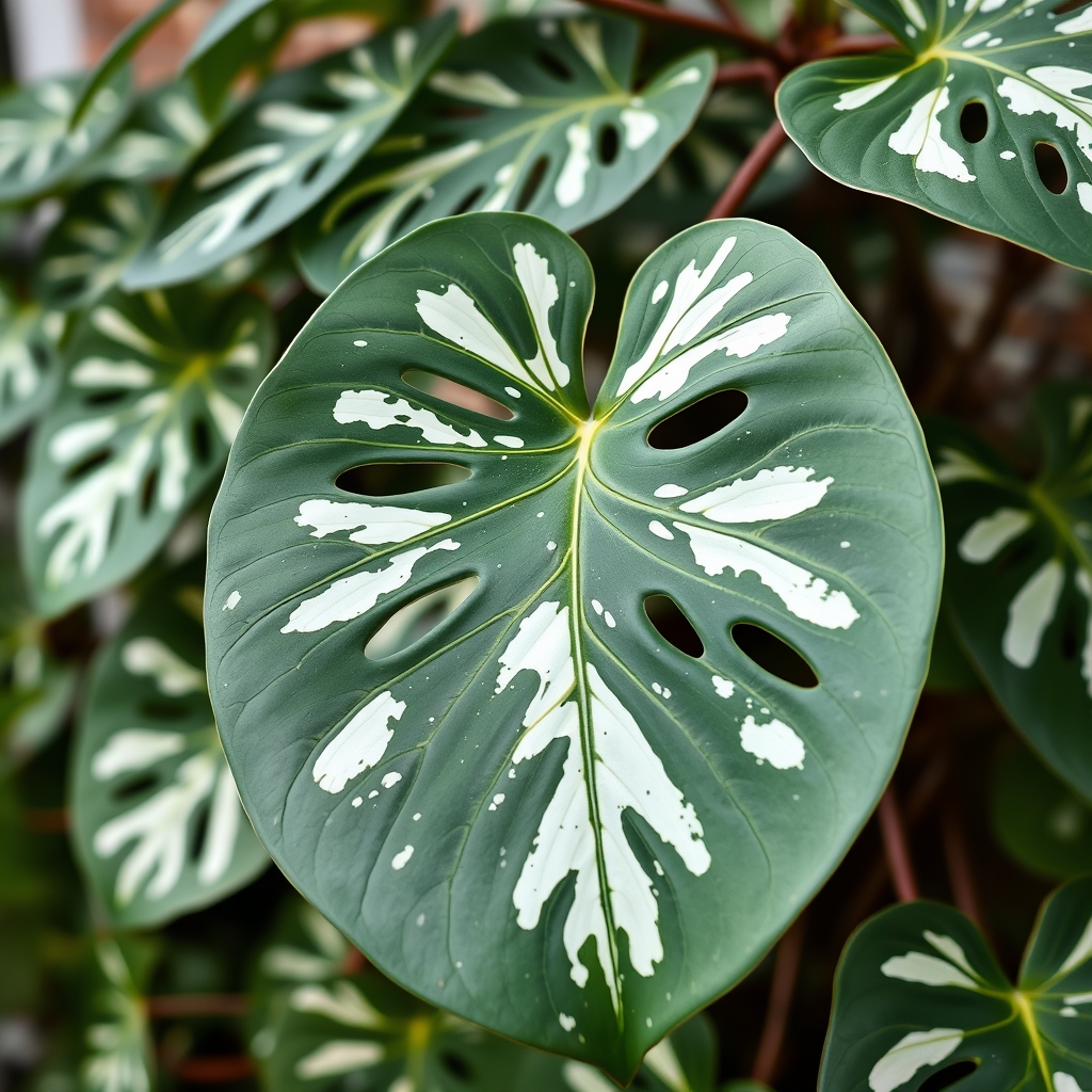Monstera adansonii albo