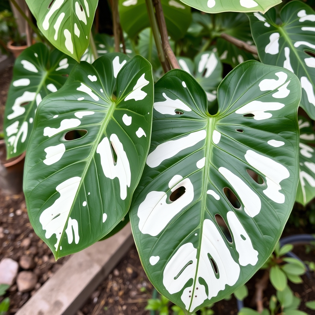 Monstera Albo Variegata