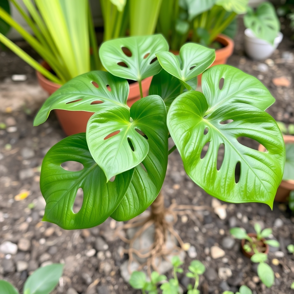 Monstera bulbasaur