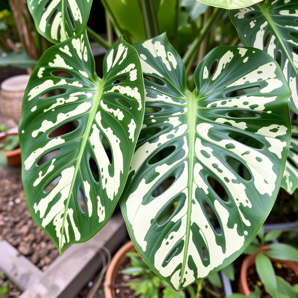 Monstera deliciosa Variegata