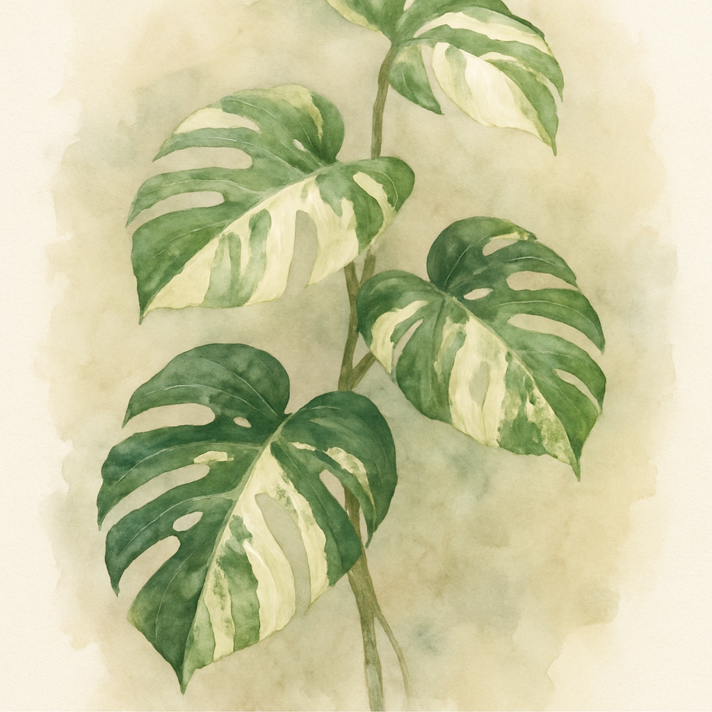 Monstera deliciosa Variegata