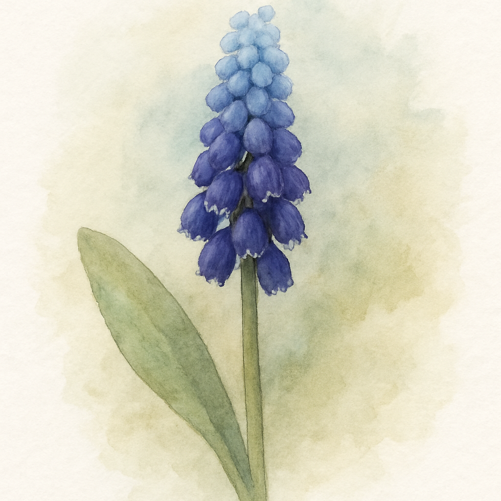 Muscari latifolium 'Misty Morning'