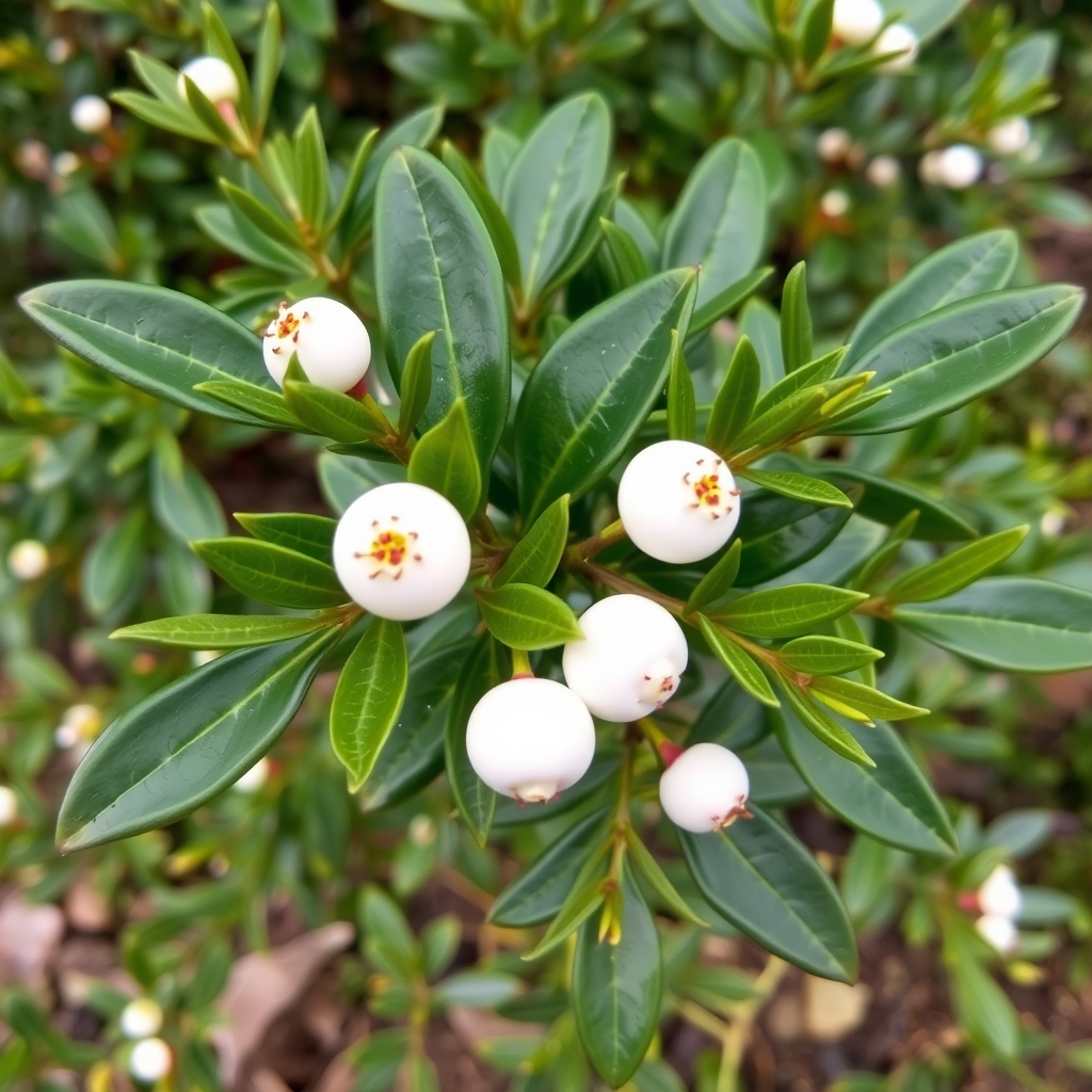 Myrtus comunis f. leucocarpa