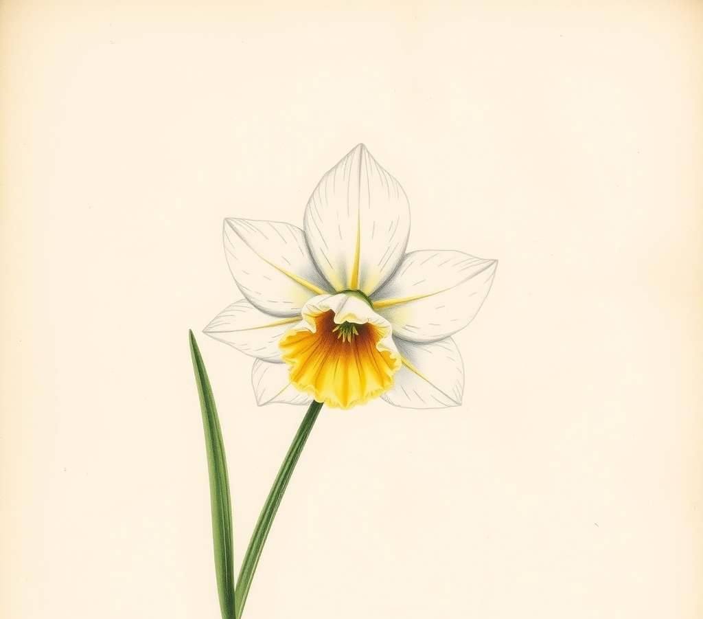 Narcissus bulbocodium obesus Diamond Ring