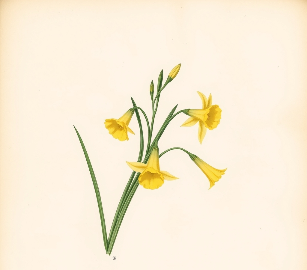 Narcissus bulbocodium Pallidus