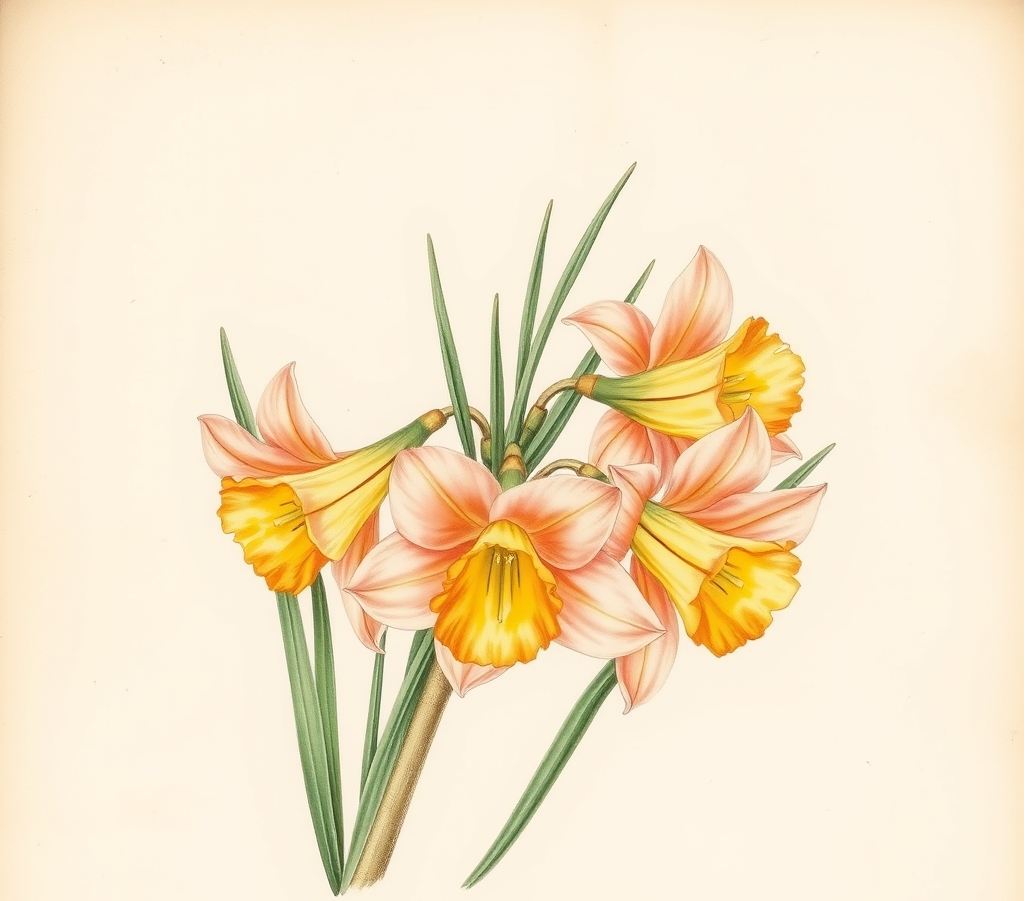 Narcissus 'Peach Prince'