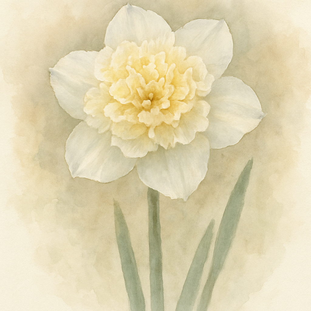 Narcissus 'White Lion'