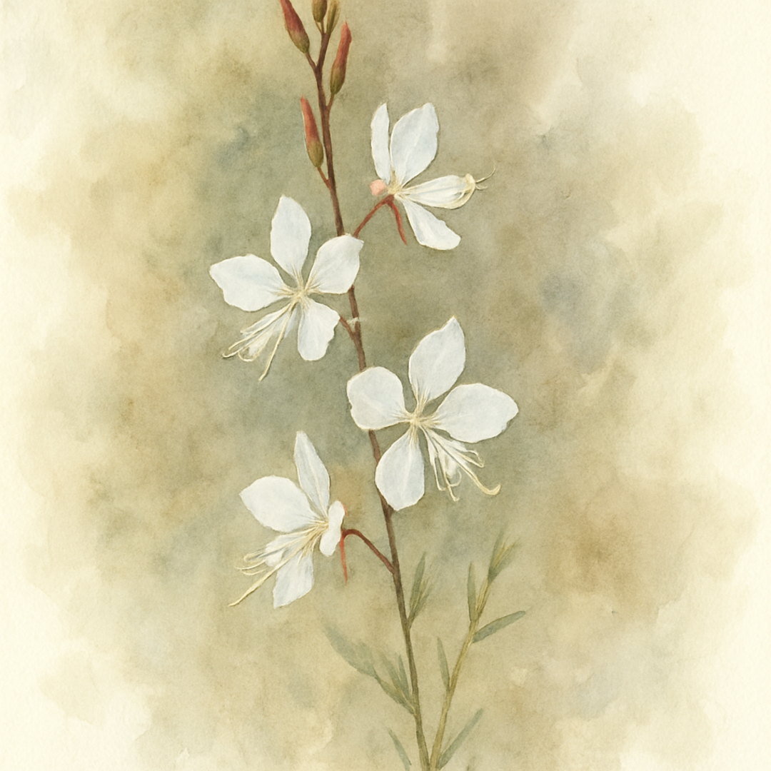 Oenothera lindheimeri 'The Bride'