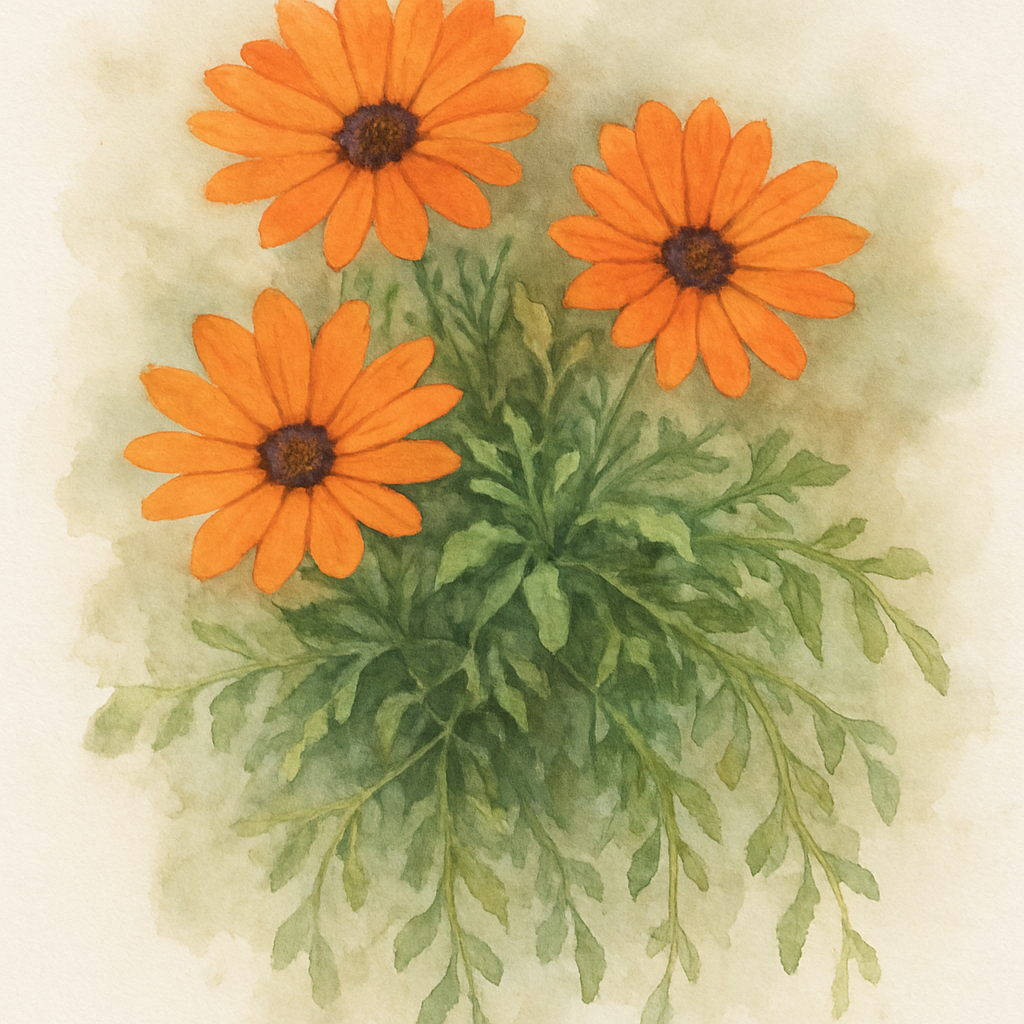 Osteospermum Orange Basket Plants