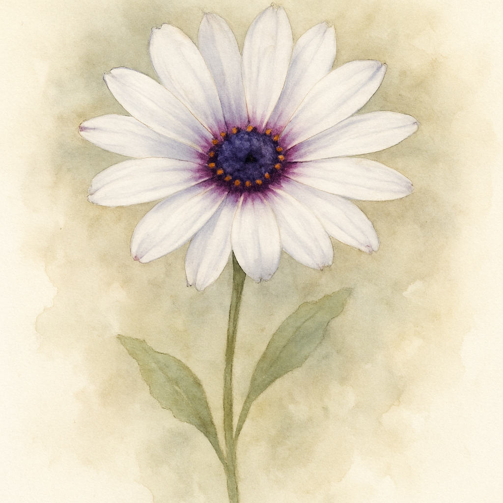 Osteospermum 'White with Purple Eye' Carry Pack