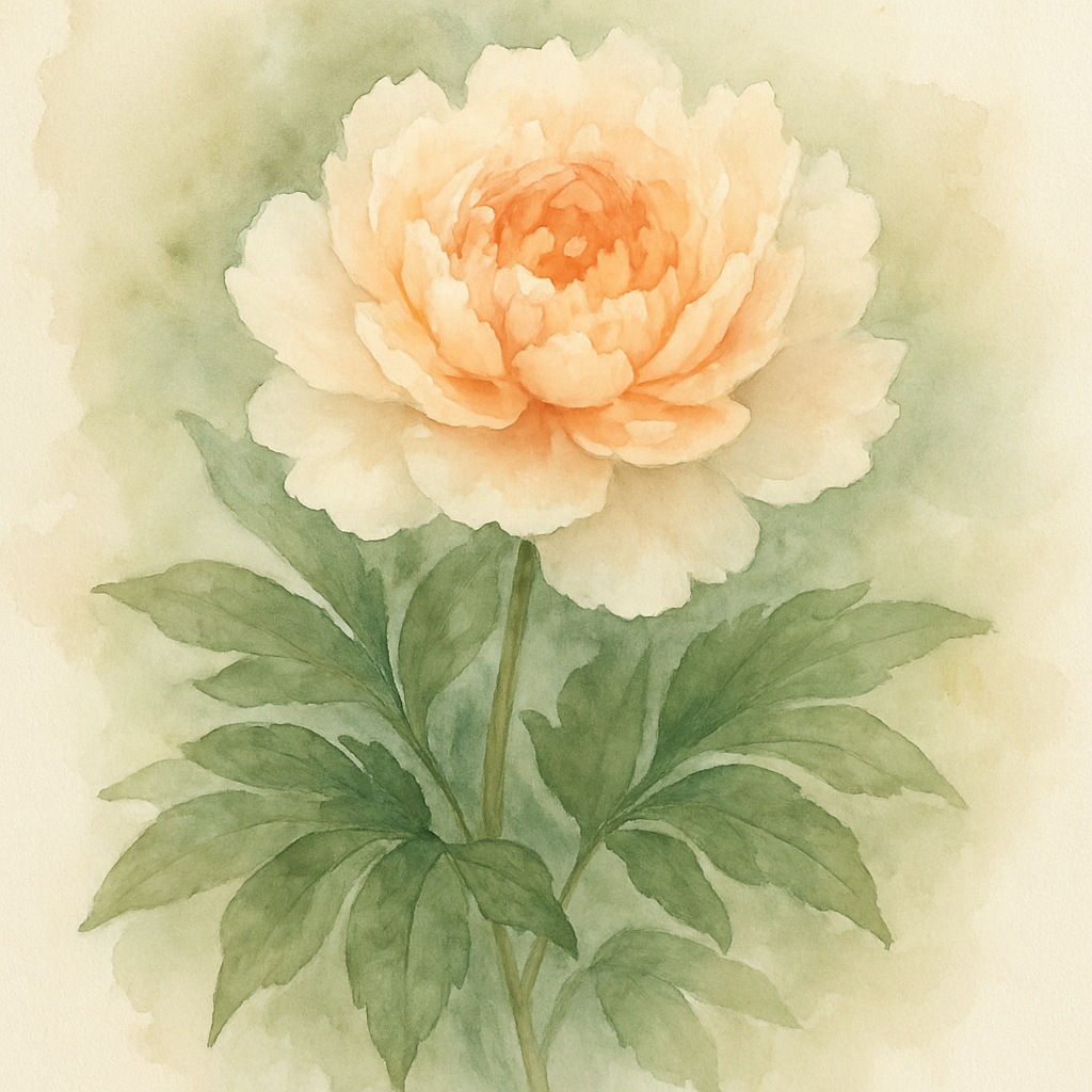 Paeonia ‘Peaches and Cream’