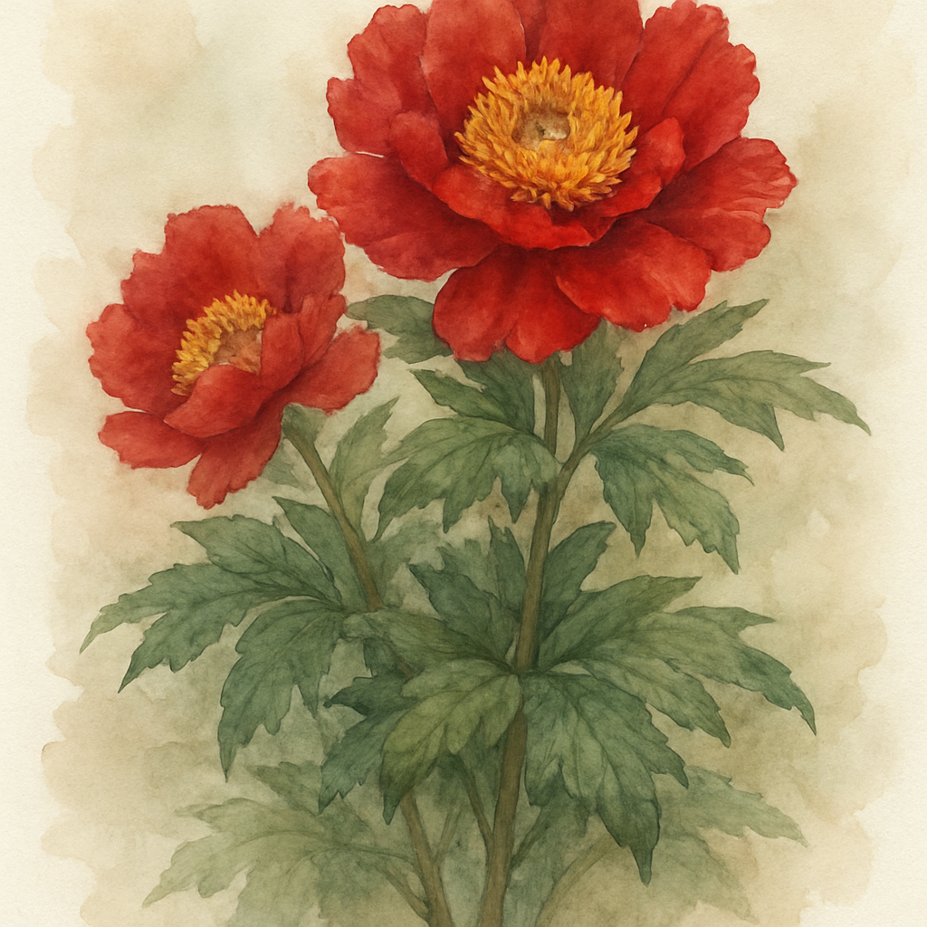 Paeonia Itoh Scarlet Heaven