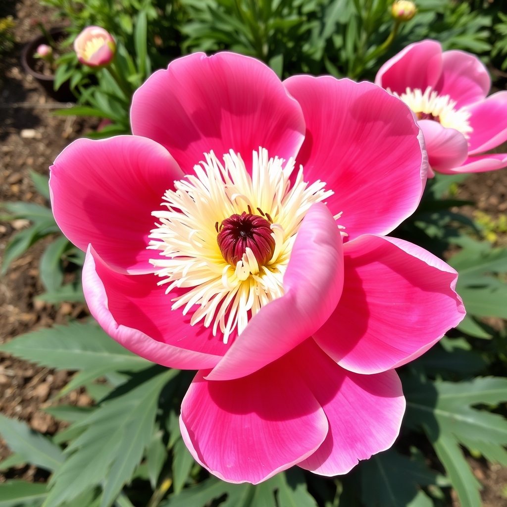 Paeonia lactiflora ‘Bowl of Beauty’