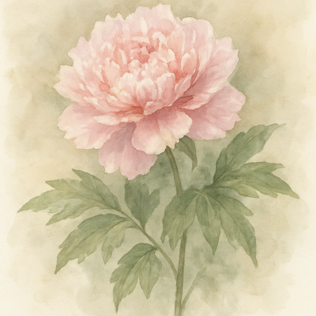 Paeonia lactiflora Edulis Superba
