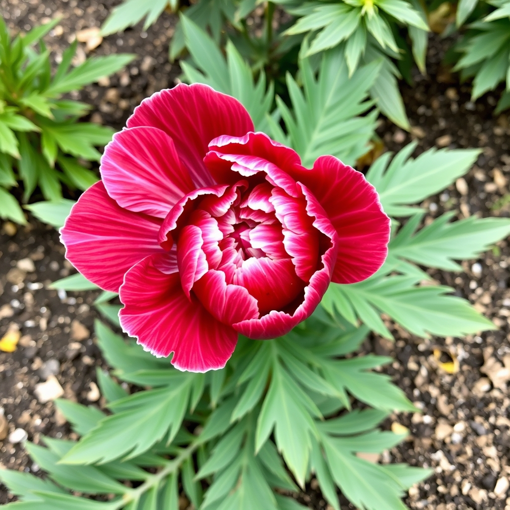 Paeonia lactiflora Inspecteur Lavergne